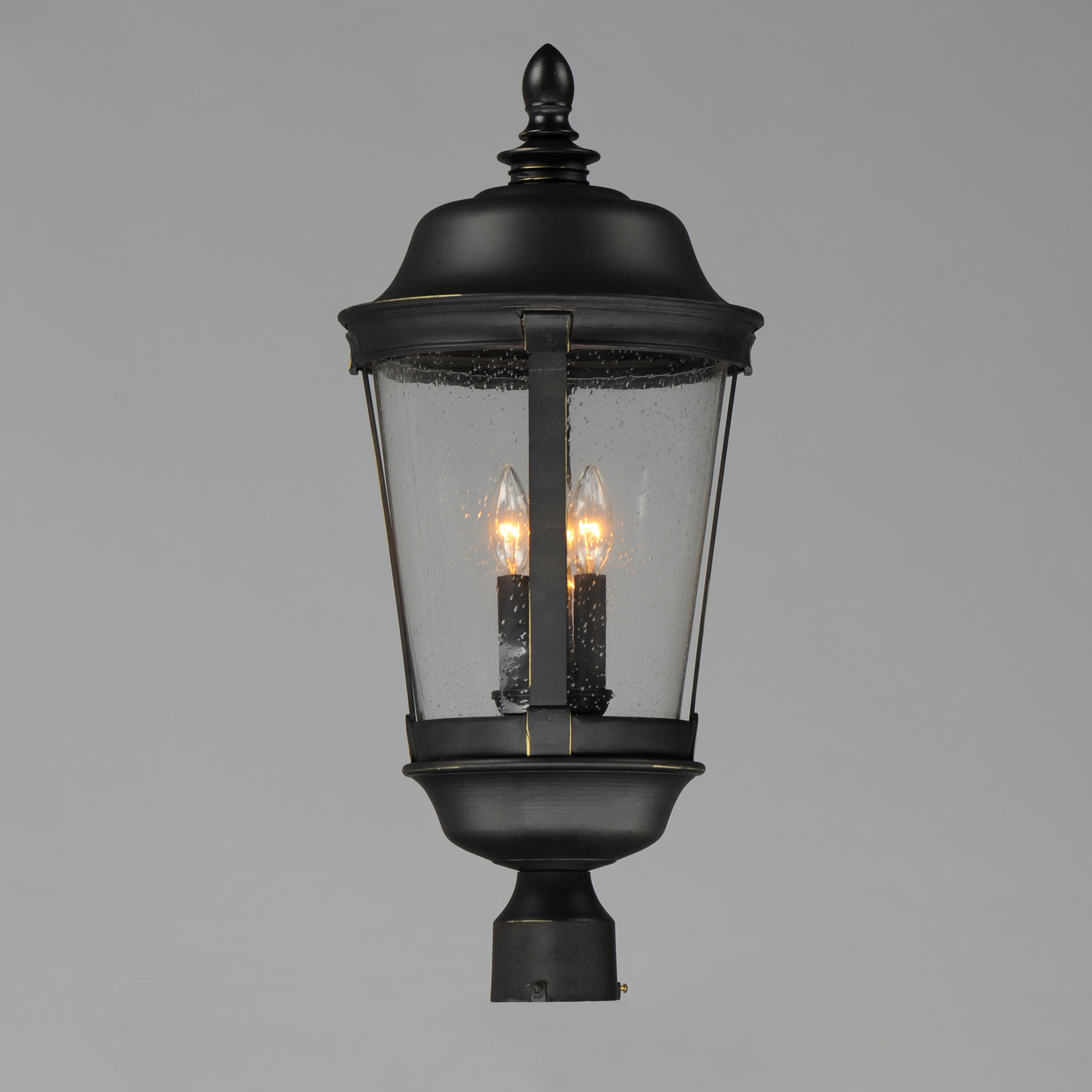 Dover VX 3 Light 25.5 inch Bronze Outdoor Pole/Post Lantern