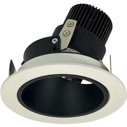 Iolite Black with White Recessed Light in 3000K, Black / White, 1000, Round Deep Cone Reflector