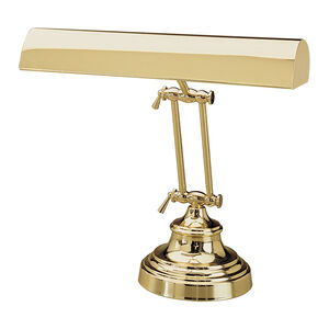 Piano/Desk 12 inch 40 watt Polished Brass Piano/Desk Lamp Portable Light in Round