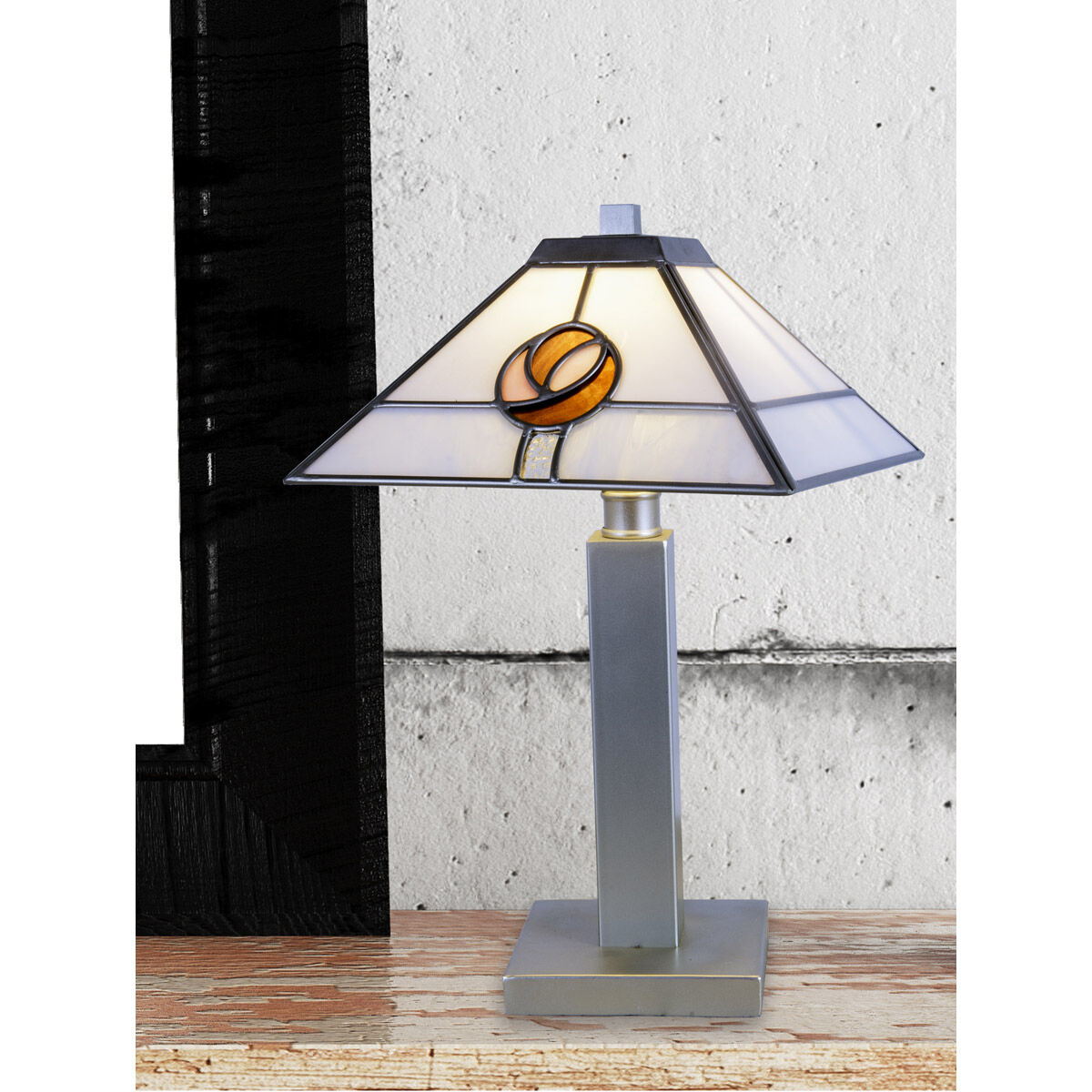 Evelyn 17 inch 60.00 watt Silver Table Lamp Portable Light