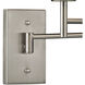 Carson 20 inch 75 watt Brushed Nickel Swingarm Sconce Wall Light