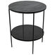 Rivoli 30 X 25 inch Matte Black Side Table