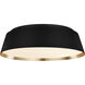 ED Ellen DeGeneres Asher 4 Light 19 inch Midnight Black Flush Mount Ceiling Light