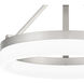 Cohen 15.75 inch Brushed Nickel Semi-Flush Mount Ceiling Light