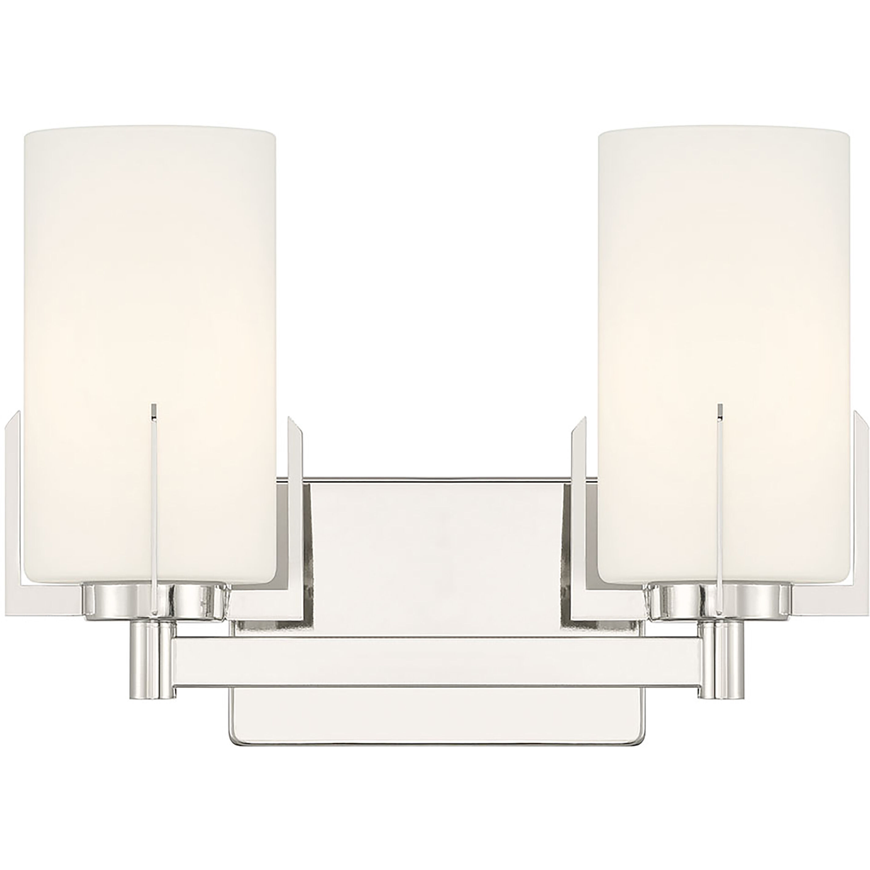 Froselle 2 Light 13.25 inch Polished Nickel Bathroom Vanity Light Wall Light