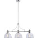 Beloit LED 36.5 inch Satin Nickel Linear Chandelier Ceiling Light