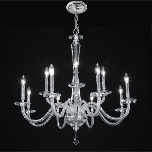 Habsburg 12 Light 35 inch Polished Chrome Chandelier Ceiling Light, Schonbek Signature