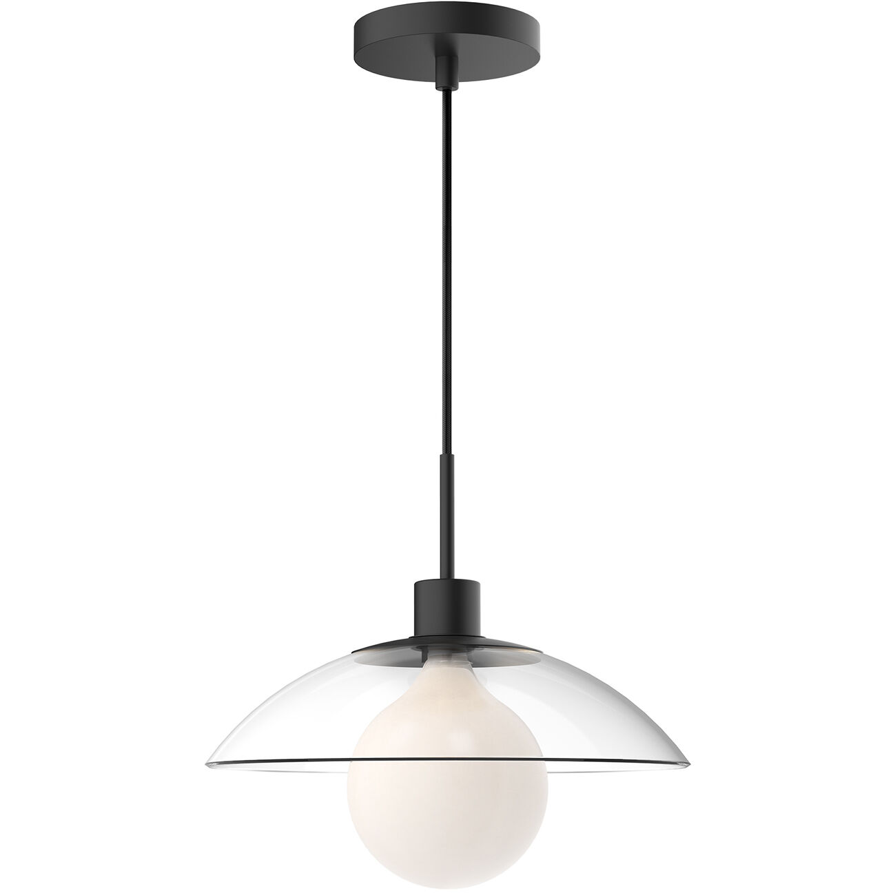 Alora Mood Francesca Pendant Ceiling Light in Matte Black