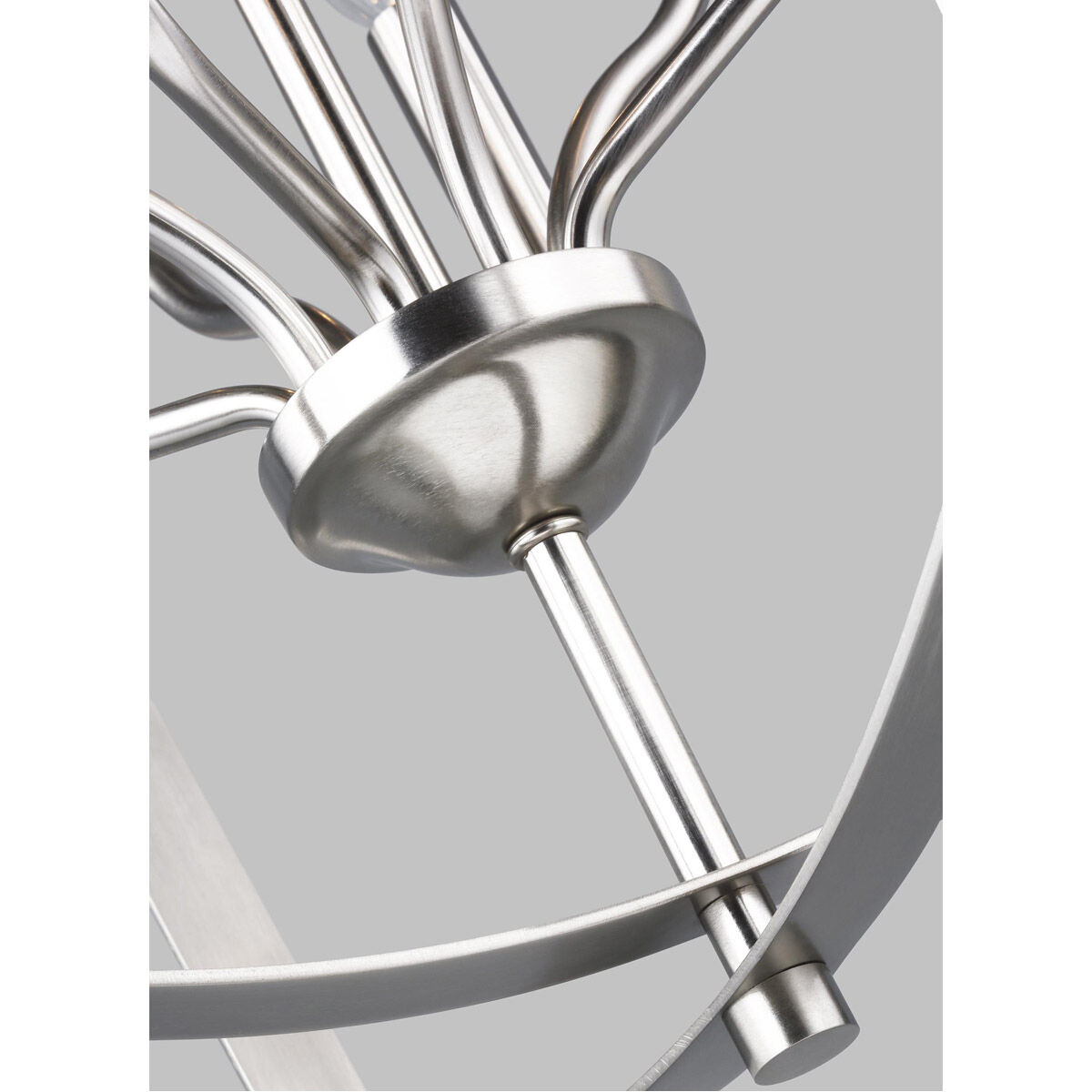 Romee 8 Light 18 inch Brushed Nickel Foyer Pendant Ceiling Light, Large