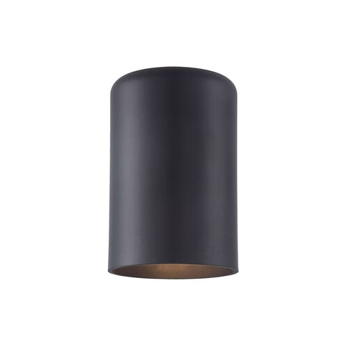 MarbleX 1 Light 7 inch Matte Black Exterior Wall Mount