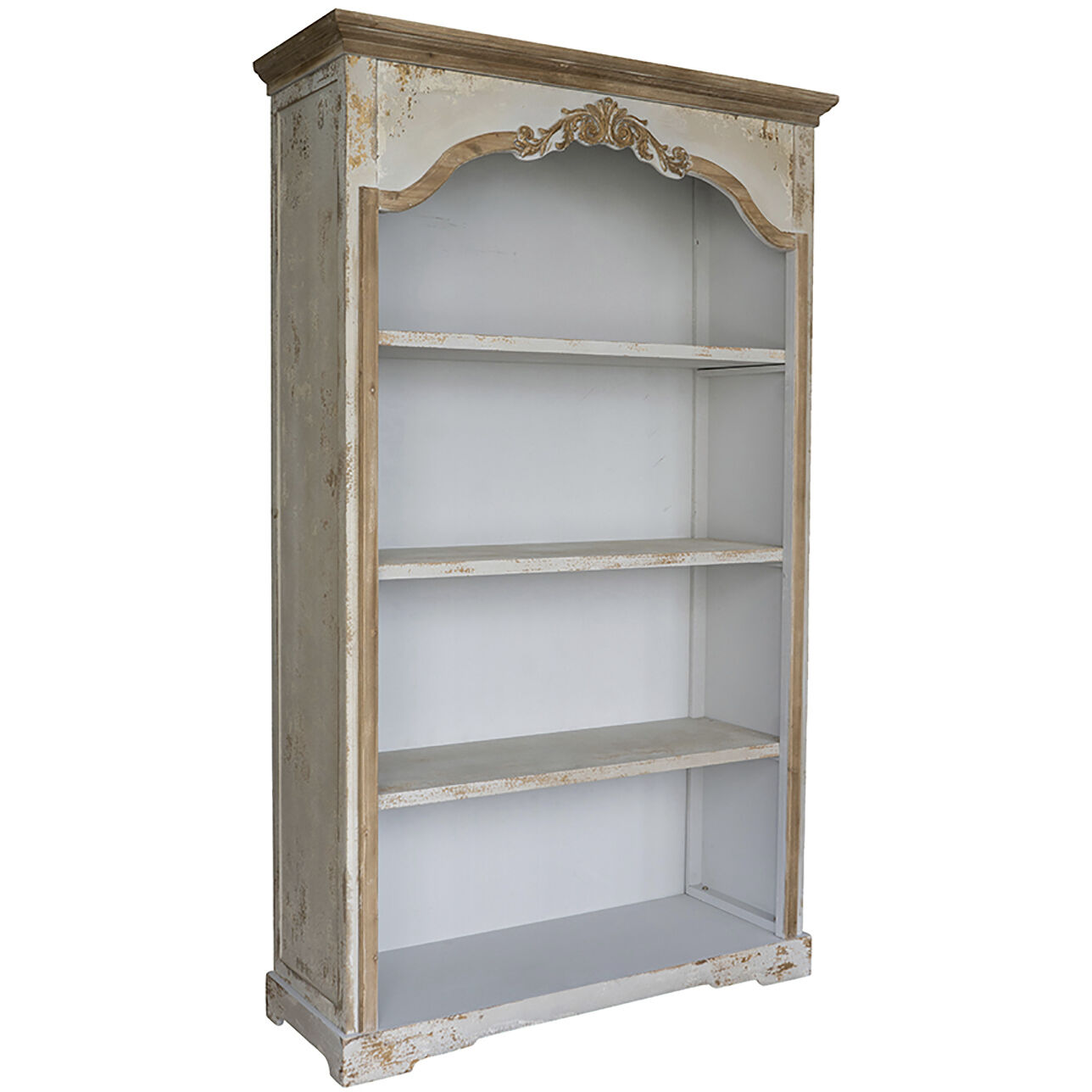 Anita White/Beige Bookshelf
