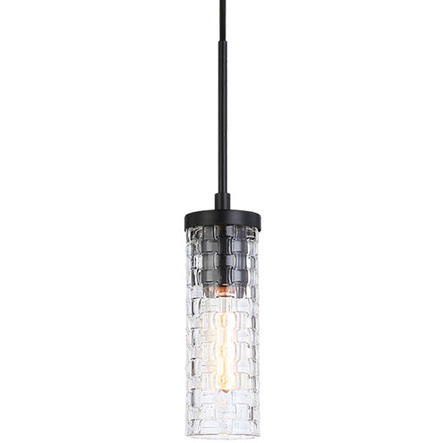 Weaver 1 Light 2.88 inch Black Pendant Ceiling Light