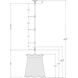 Annabelle 1 Light 20.75 inch Mole Black Pendant Ceiling Light, Medium, Suzanne Duin Collection