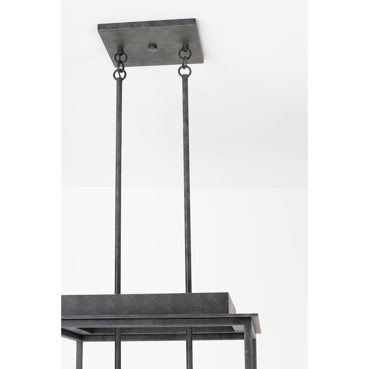 Hart 4 Light 12.25 inch French Iron Lantern Ceiling Light