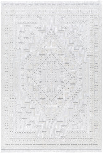 Broadway 87 X 63 inch Light Grey Rug, Rectangle