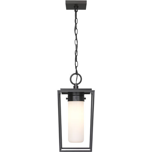 Sheridan 1 Light 8 inch Black Outdoor Chain Mount Ceiling Fixture