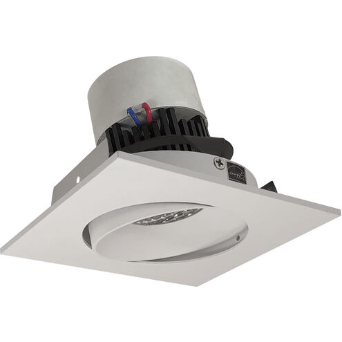 Pearl White Cone Regress Adjustable Trim, Retrofit Square