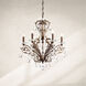 Filigrae 6 Light 22.5 inch Heirloom Bronze Chandelier Ceiling Light