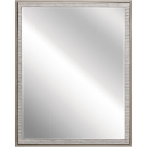 Millwright 30 X 24 inch Rubbed Gray Wall Mirror