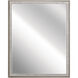 Millwright 30 X 24 inch Rubbed Gray Wall Mirror