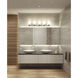 Burk 5 Light 38 inch Brushed Nickel Bath Vanity Light Wall Light