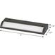 Hide-a-Lite V 120 LED 9 inch Antique Bronze LED Undercabinet Light, Progress LED
