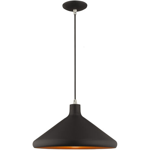 Allison 1 Light 15 inch Black Mini Pendant Ceiling Light
