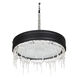 Juniper 5 Light 25.5 inch Black Matte Chandelier Ceiling Light