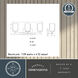 Robey 3 Light 23 inch Polished Nickel Bathroom Vanity Wall Light