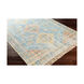 Zainab 48 X 27 inch Sky Blue/Burnt Orange/Lime/Navy/Dark Green/White Rugs