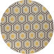Fallon 96 X 96 inch Lime, Dark Brown, Beige Rug