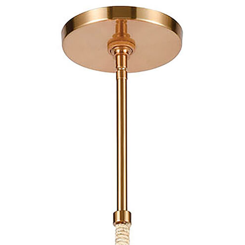 Laucala 8 Light 33 inch Satin Brass Chandelier Ceiling Light