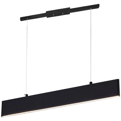 Krista LED 25 inch Satin Black Pool Table Light Ceiling Light