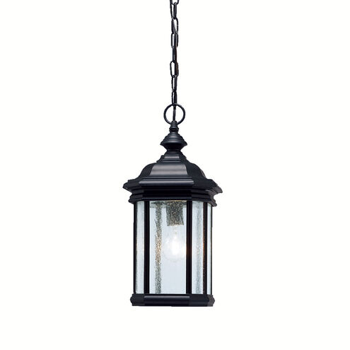 Kirkwood 1 Light 9 inch Black Outdoor Hanging Pendant