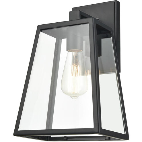 Grant 1 Light 13 inch Powder Coated Black Outdoor Wall Sconce