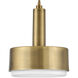 Cedric 2 Light 13 inch Lacquered Brass Indoor Pendant Ceiling Light