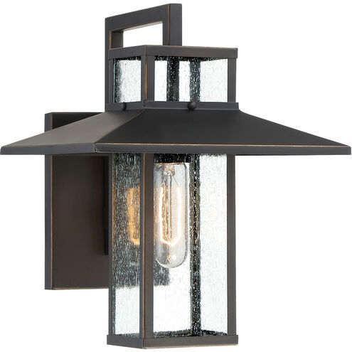 Danforth Park 1 Light 13 inch Oil Rubbed Bronze/Gold Outdoor Wall Mount, Great Outdoors