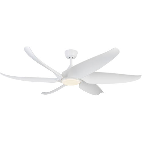 Coronado 59.63 inch Matte White Ceiling Fan