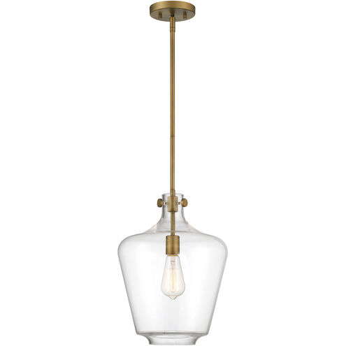 Day Dream 1 Light 12 inch Old Satin Brass Pendant Ceiling Light