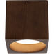 Bosco 5 inch Walnut Flush Mount Ceiling Light