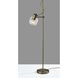 Rhodes 56 inch 40.00 watt Antique Brass Floor Lamp Portable Light