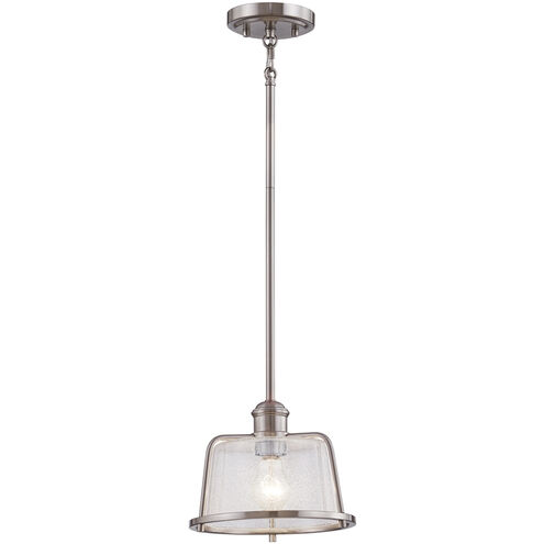 Revere 1 Light 9 inch Brushed Nickel Pendant Ceiling Light