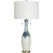 Cameron 35.5 inch 60.00 watt White and Blue and Green Table Lamp Portable Light