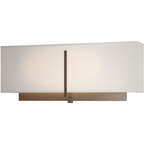 Exos 2 Light 16.5 inch Ink ADA Sconce Wall Light in Flax