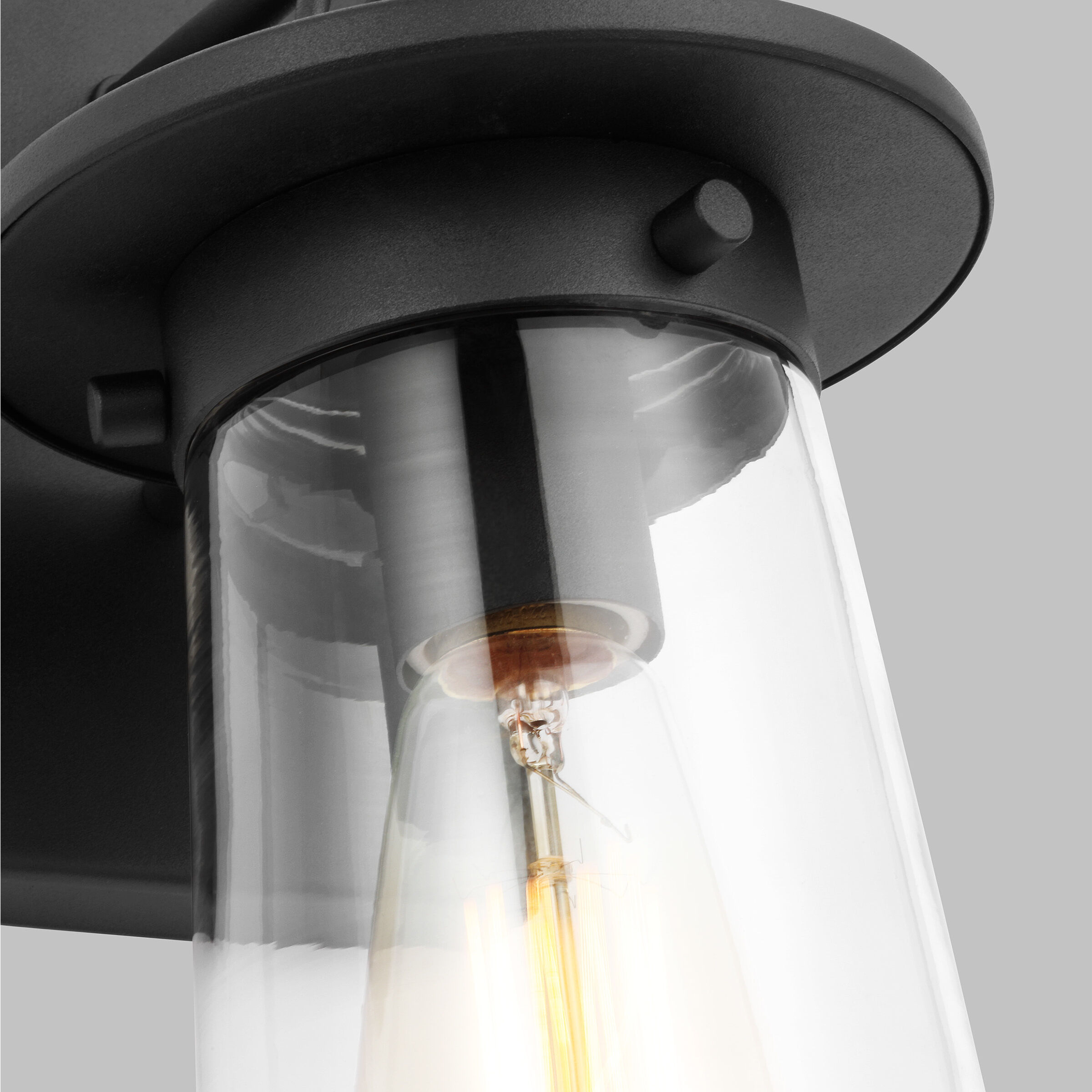 Tybee 1 Light 11.63 inch Black Outdoor Wall Lantern, Small