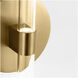Sean Lavin Silas 2 Light 4.5 inch Burnished Brass Sconce Wall Light