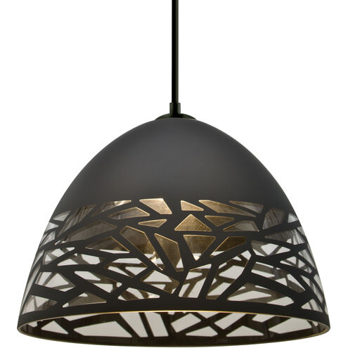 Kiev LED Black Cord Pendant Ceiling Light