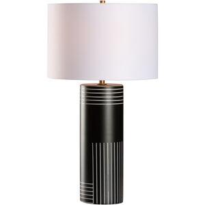 Marco 21.5 inch 100.00 watt Black and White/Cream Table Lamp Portable Light