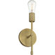 Iconic II LED 5 inch Antique Brushed Brass Wall Sconce Wall Light