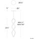 Interlace LED 5.13 inch Chrome Mini-Pendant Ceiling Light, dweLED